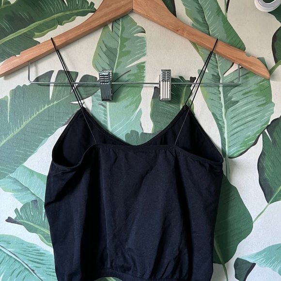 Intimately Free People Black Brami Cami Tank Top M/L - Picture 2 of 3